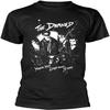 Пластикоголовый The Damned Yhlas Band Логотип Футболка, Черный, S