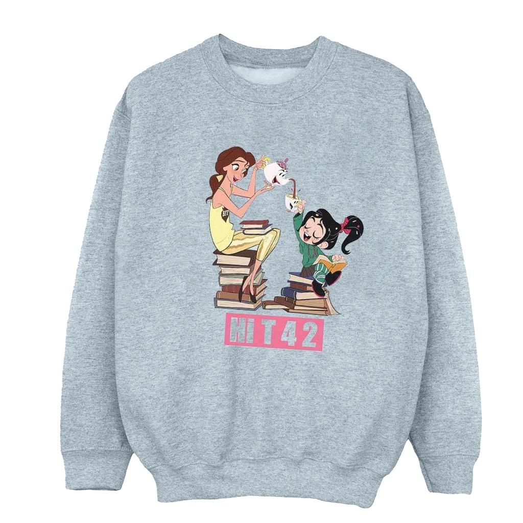 Disney Womens/Ladies Wreck It Ralph Belle And Vanellope Sweatshirt