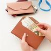 Ultra-thin Cash Envelope Wallet Wear-resistant PU Leather Money Binder Organizer Waterproof Money Pouch Holder Male Female