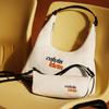 Calvin Klein Casual Commuter Letter Embroidered Shoulder Bag Women Handbags Ivory 4F3742G-XSI