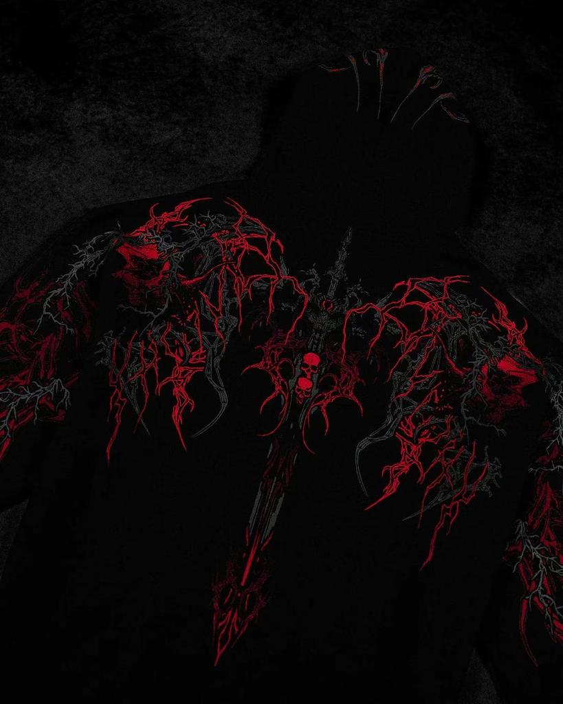 Мужская толстовка Breathedivinity в темном стиле - Модная спортивная верхняя одежда Осень/Зима