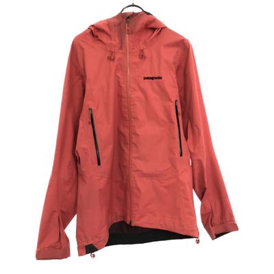Patagonia Вышивка логотипа GORE-TEX Куртка-дождевик S Красный Для улицы Женская Б/У