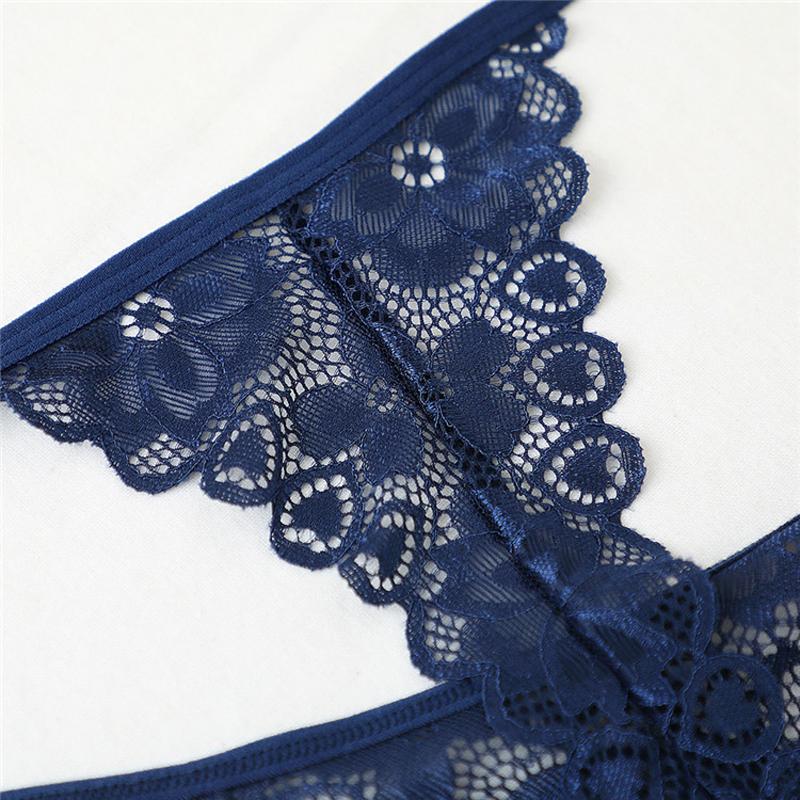 TERMEZY Сексуальное женское короткое прозрачное кружевное дышащее нижнее белье, женские стринги с низкой талией, бесследное удобное нижнее белье