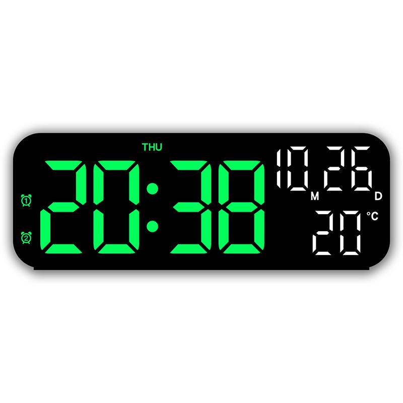 Electronic Clock Simple Alarm Clock Multi Function LED Clock Multiple Alarm Clock