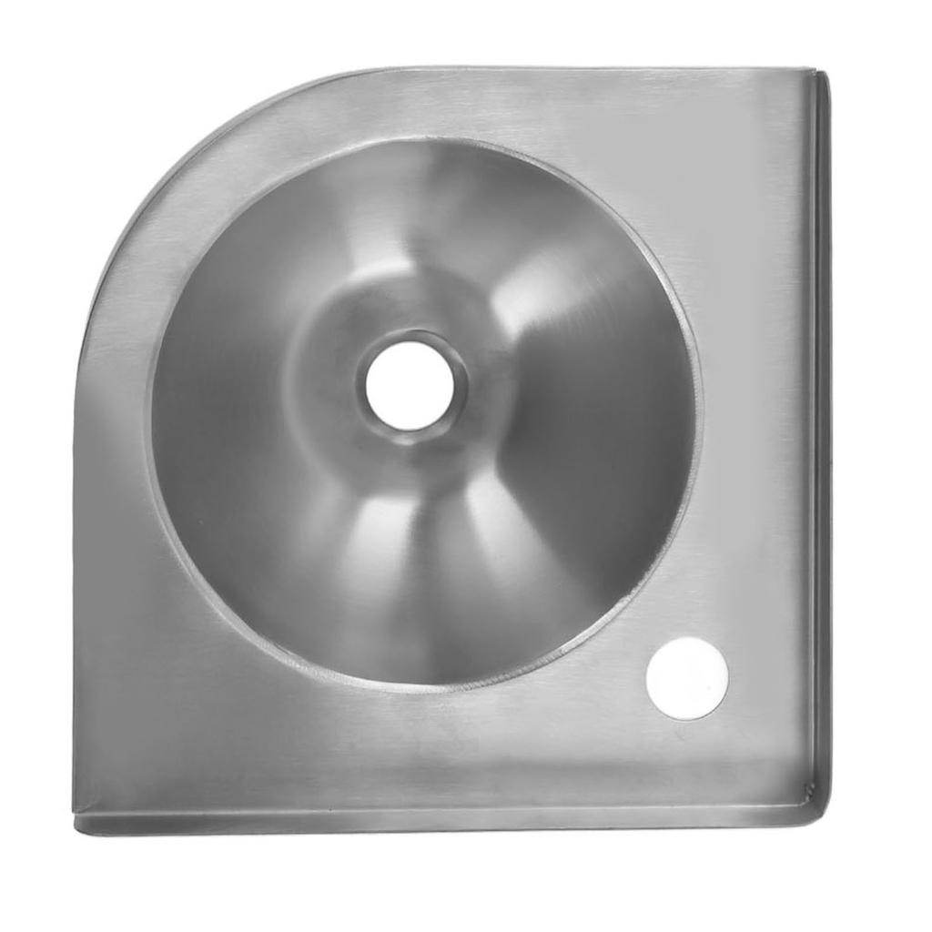 Угловая треугольная раковина с матовой отделкой Кухонная раковина для ванной комнаты для мытья рук для лодки, каравана, автодома