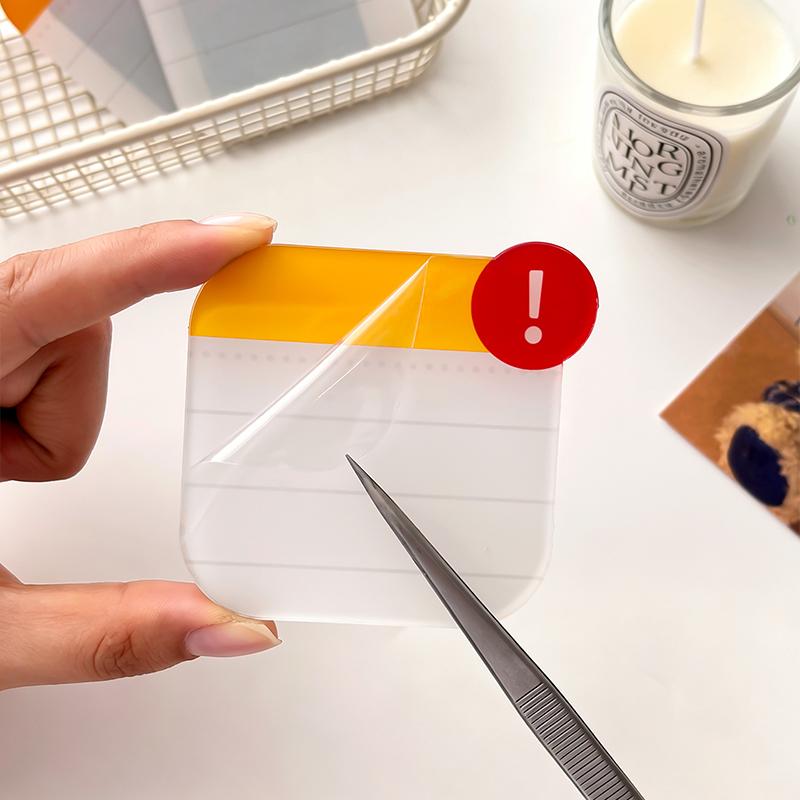 Eco Friendly Mini Acrylic Fridge Message Board Magnetic Dry Erase Whiteboard for Home Shopping List Reminder