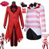 Hazbin Cosplay Hotel ALASTOR Dust Angel Uniform Cosplay Costume Men Women Halloween Costume Full Set