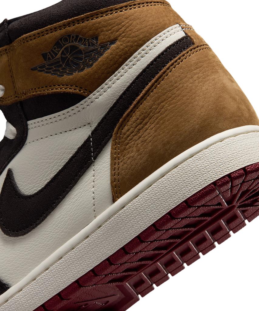 Nike Air Jordan 1 Retro High Og Love Letter M - Shadow Heather:Light British Tan:Team Red / Dz5485-201