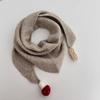 Children's scarf Neck protection scarf Baby scarf Men's and women's knitted baby wool Children's warm autumn and winter triangular scarf