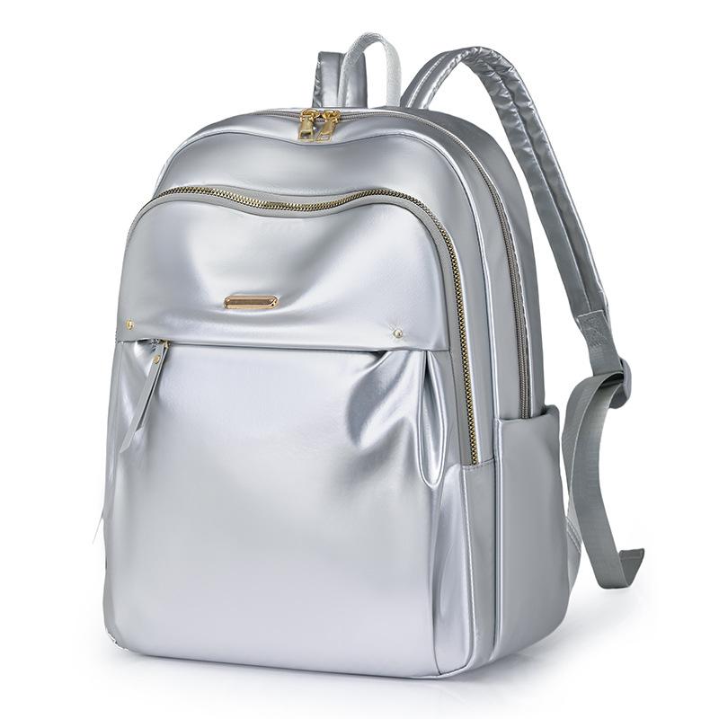 Рюкзак мужской и женский легкий рюкзак для путешествий большой емкости ПУ школьный рюкзак