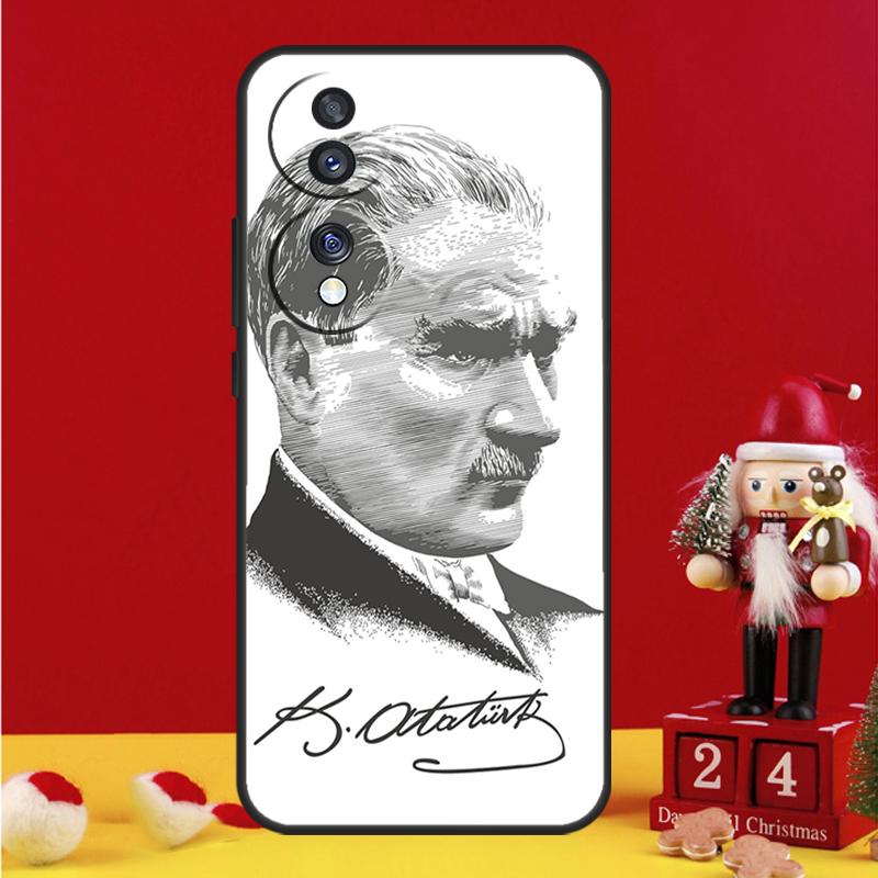 Кейс Мустафы Кемаля Ататюрка Для Honor Magic V5 5 6 7 Pro Honor X9b X9c X9a X8a X8b X7a 50 70 90 200 400 Lite Чехол