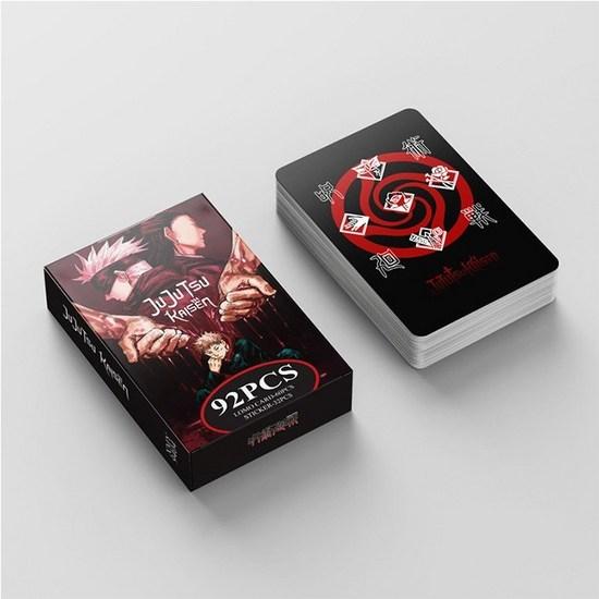 Roitang Magic Rotation Photo Card Gojo Poka 60 шт. + Мини-наклейки 32 шт., популярная корейская игра