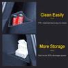 For 2025 2025 Tesla Model 3 highland Rear Trunk Side Storage Box with Cover Tail Boot Organizer Mat Pad Decoration Accessories