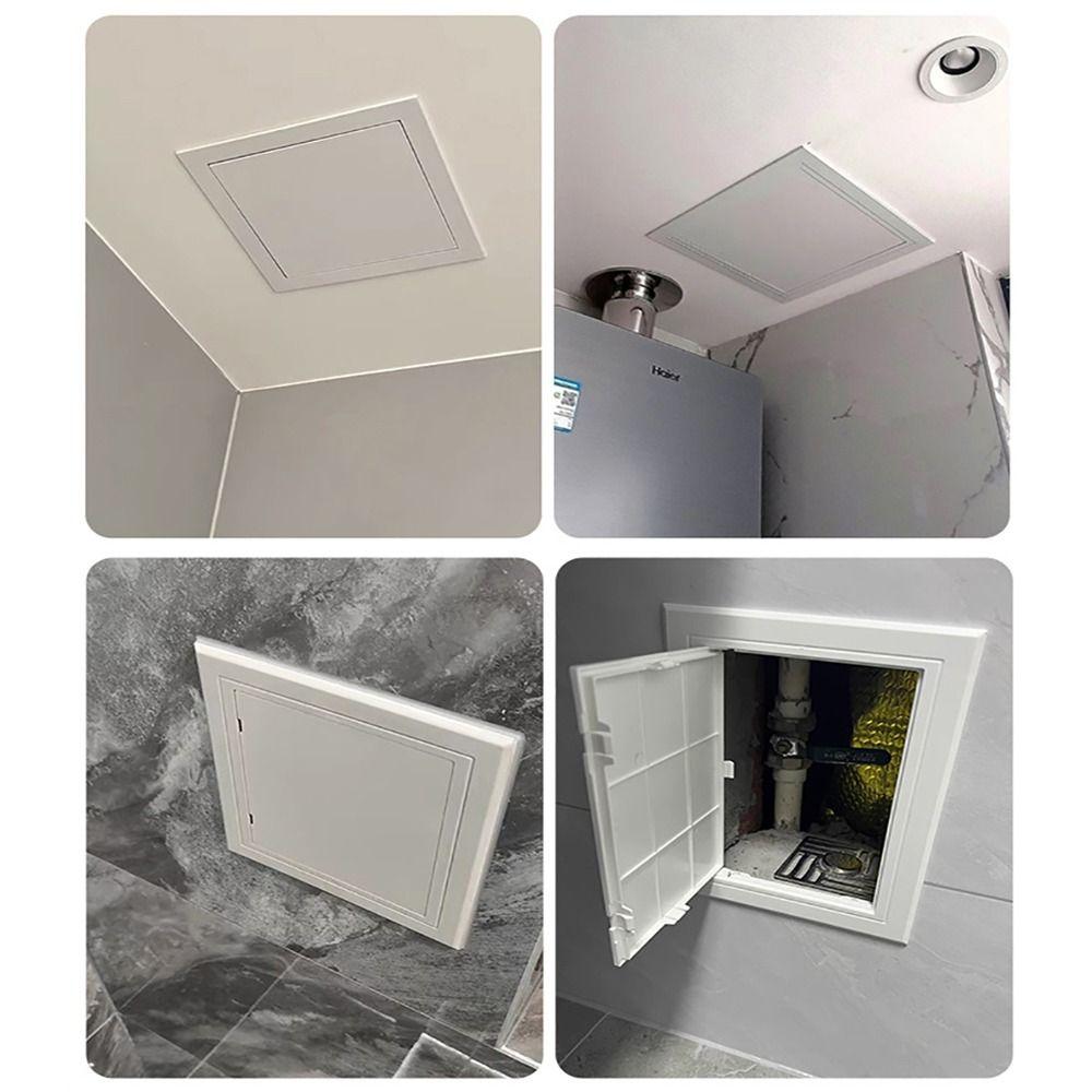 White Opening Flap Cover Plate Removable Inspection Hole Access Panel Door Doors Wall Ceiling