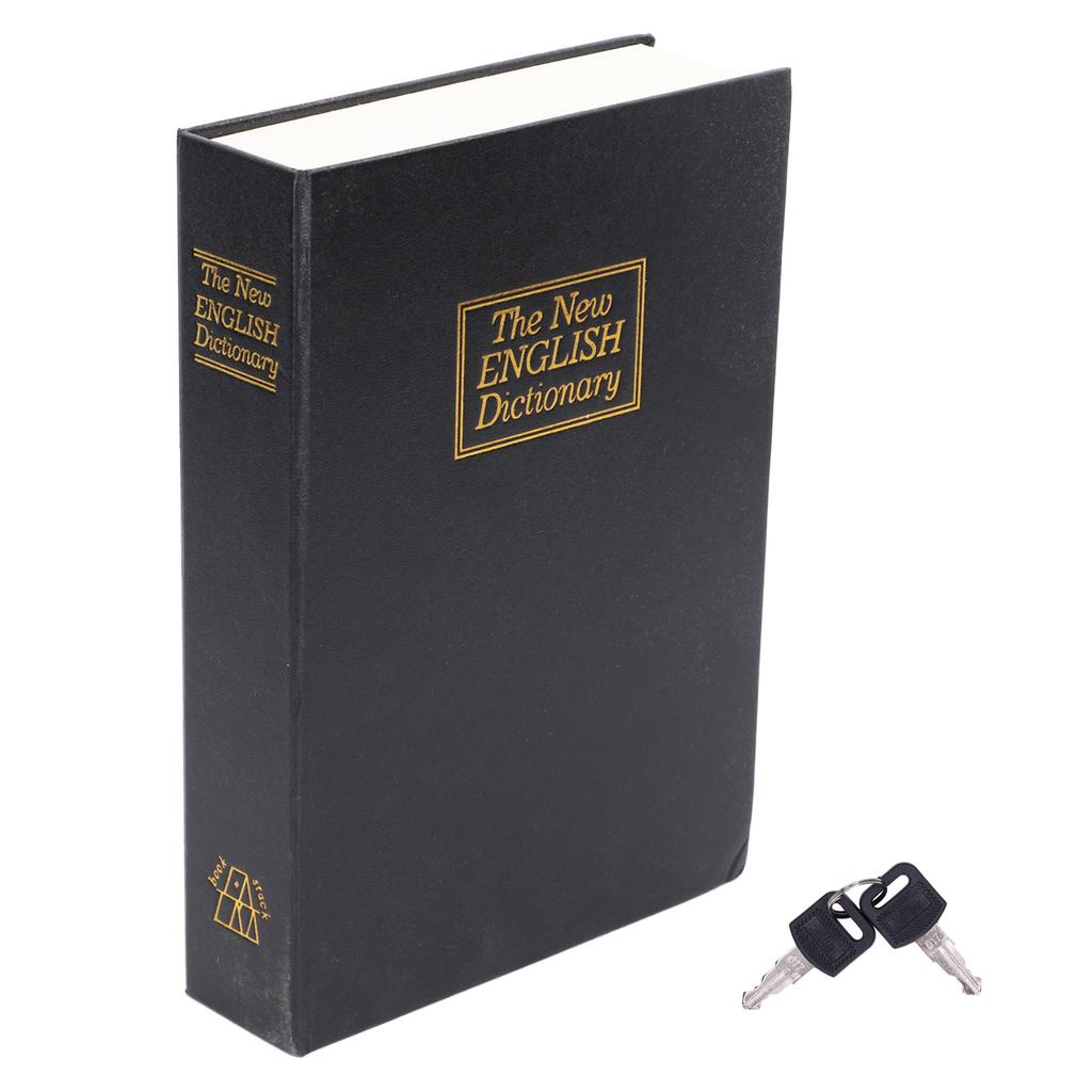 Книга-сейф Диверсия Высокая безопасность Имитация Книга Сейф Депозитная коробка с 2 ключами для школы дома