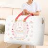 Non-woven Fabric Children Quilt Finishing Bag Cartoon Luggage Storage Bag Clothes Organizer  Closet
