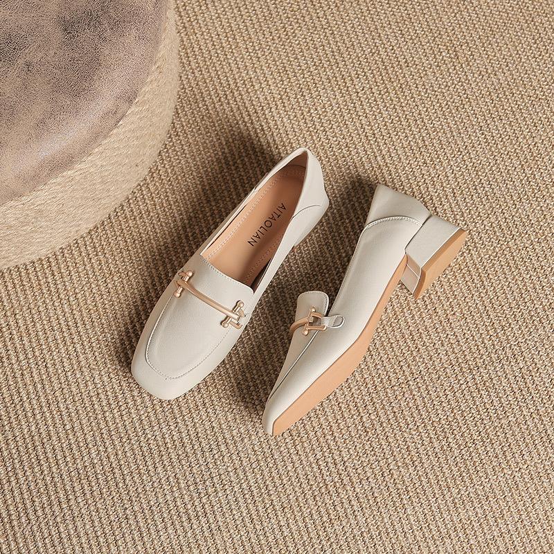 Женские туфли на массивном блочном каблуке, удобные туфли-лоферы на низком каблуке, туфли-лодочки с квадратным носком, туфли на толстом каблуке, закрытые туфли для свадьбы, вечеринки, офиса, для женщин