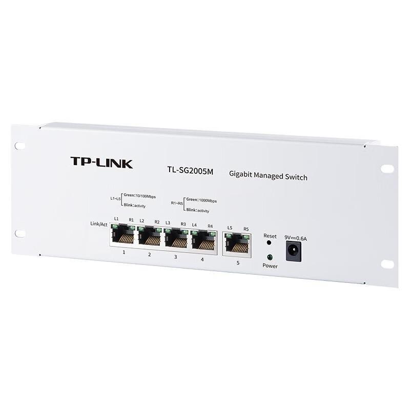 TP-LINK 5-Port Gigabit Managed Network Switch Module for Weak Current Boxes