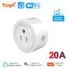 Умная розетка Tuya WiFi/Zigbee, американская умная розетка 20А с мониторингом мощности, таймером, управление через приложение Smart Life, работает с Alexa Google Home