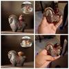 Rotatable Resin Foal Statue The Tea Favors Color-changing Horse Ornament  Display Decoration