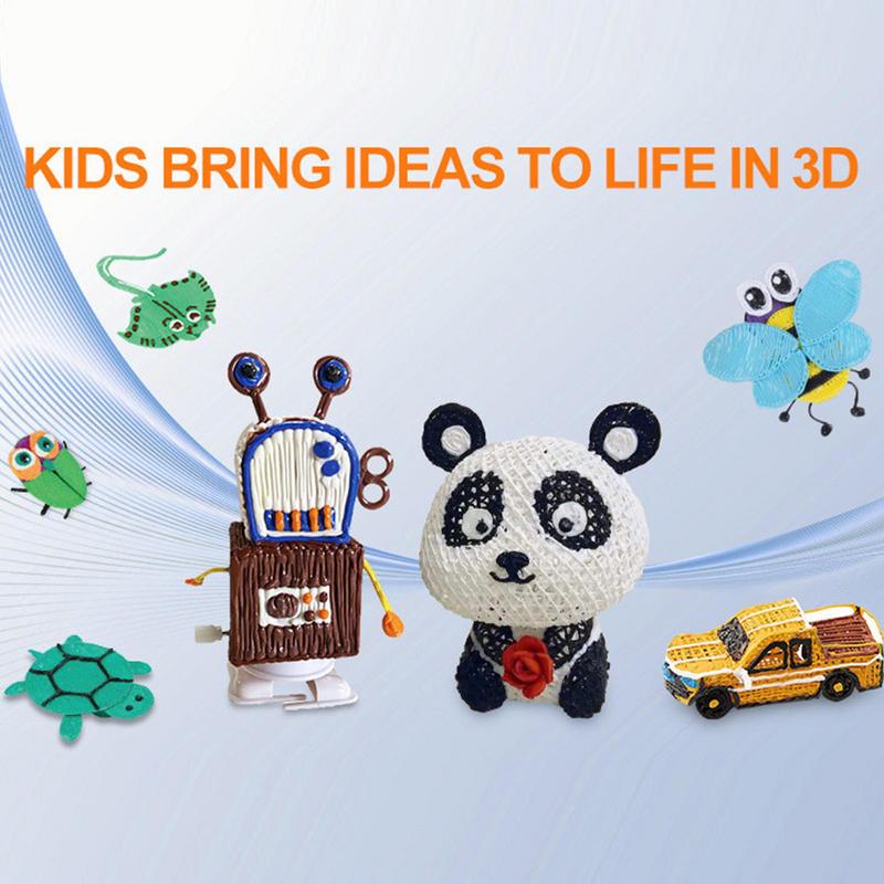 160 шт. 32 цвета стержней для 3D-ручек 2,5 мм Pla 3D-ручки Печатные кабели Нити для 3D-принтера Материалы для печати Высокоточный принтер