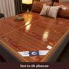 Bamboo Zi Mei Double-Sided Foldable Ice Silk Summer Mat for Dorms - Suitable for Winter and Summer Use with Free Shipping