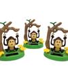 Solar Ornaments Bobblehead Doll Swing Monkey Gift Kids Creative Interior Car Supplies