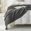 Nordic Knitted Tassel Wool Throw Blanket for Sofa or Office Naps