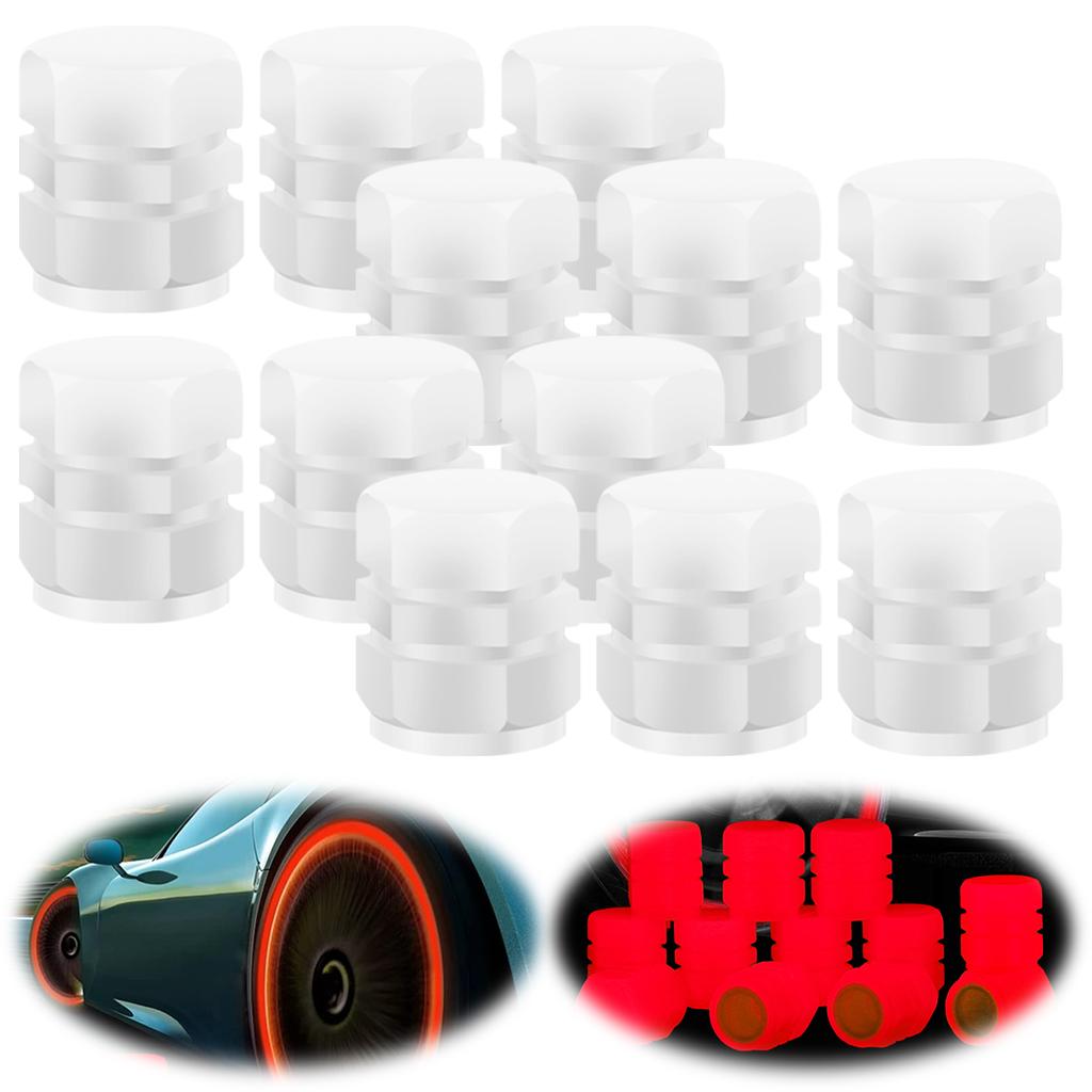 Флуоресцентные ночные светящиеся колпачки клапанов автомобильные светящиеся колпачки клапанов шин крышка штока клапана авто флуоресцентный декор грузовик внедорожник мотоциклы