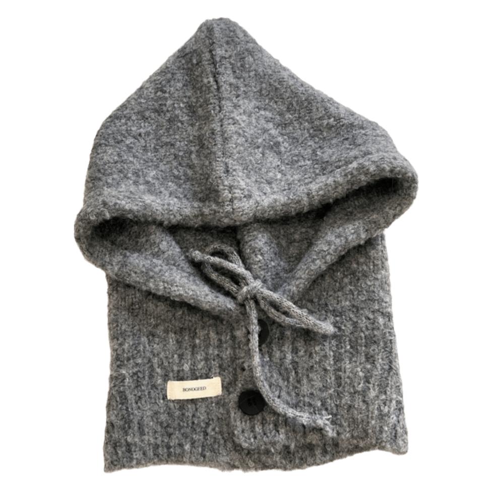 Drawstring Winter Hat Warm Hooded Scarf Cap Fashion Neckerchief Hat Women Girl
