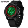 SANDA Outdoor Sports Watch LED Digital Display Electronic Watch Luminous Alarm Clock Trendy Electronic Watch