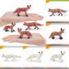 Реалистичная модель животного лисы из ПВХ для образовательной игровой комнаты и изучения дикой природы