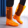 Wear-resistant Rain Boots for Men Wellies High Farming Long Man Shoes Designer Waterproof Rainy Day Fashion Without Lacing 2024