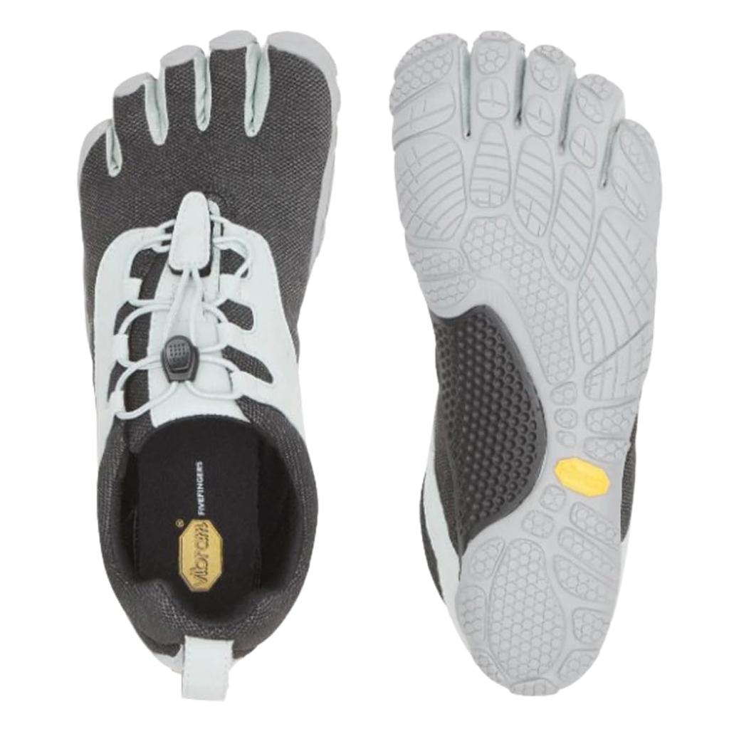 Кроссовки Five Finger Retro для бега в спортзале, для тренировок в помещении, серые, RETRO 21W8001 [Vibram FiveFingers] женские, женские, V-Run, черные/серые, EU37(22.5cm) [Элемент]