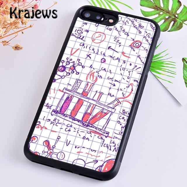 Чехол для телефона с рисунком Химия Математика Для iPhone 17 Air 16 15 14 plus 12 13 pro max coque Shell Fundas