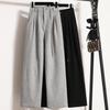 2024 Plus Size Long Pants Women Elastic Loose Solid Loose Casual Female Basic Trousers Cotton Pants