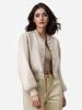 Women's Autumn American & European Style Short Pilot Wool Jacket