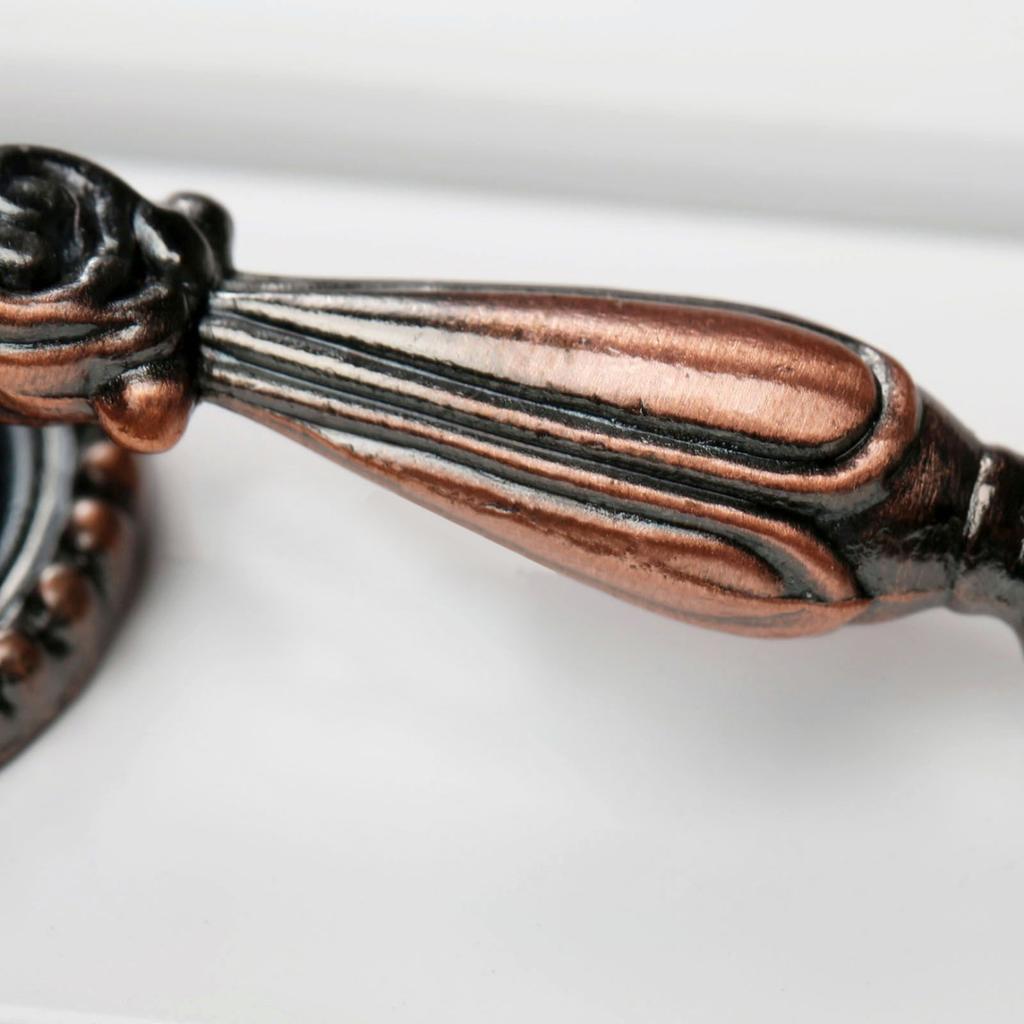 2 шт. антикварная ручка для выдвижной двери шкафа в европейском стиле, подвесная ручка