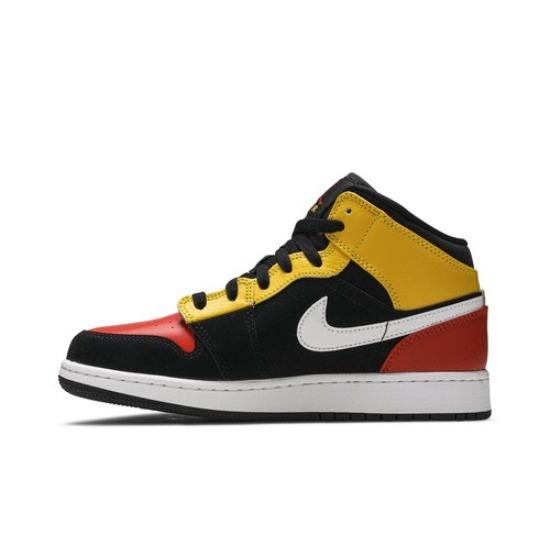 Air Jordan 1 Mid SE GS Amarillo Team Оранжевый BQ6931-087