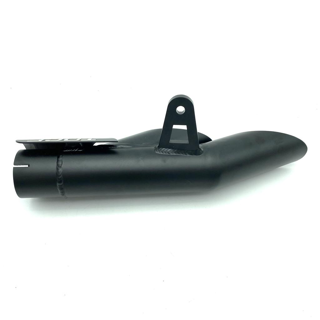 REALZION 51 мм универсальный мотоцикл двойной дымоход уличная выхлопная труба без шнуровки для Yamaha MT09 NMAX RX 570 Z900