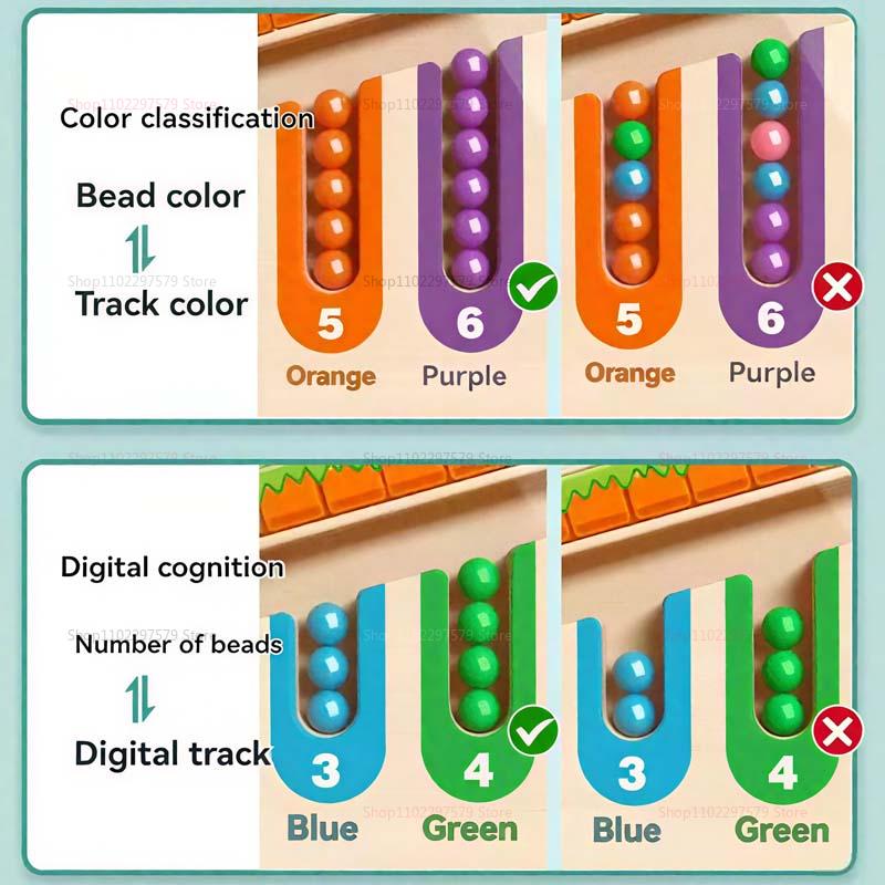 НОВЫЙ Детский Магнитный Лабиринт с Шариком STEM Игрушка для Дошкольников 3-4 лет Развитие Моторики Раннее Обучение Головоломка Интерактивные Обучающие Игрушки