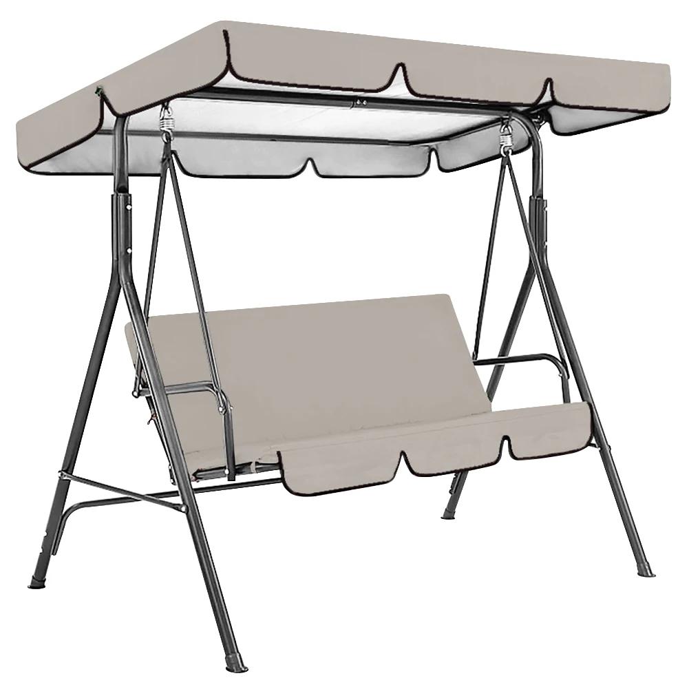 Garden Swing Canopy Top Cover Waterproof Outdoor Swing Chair Hammock Canopy Roof Canopy Replacement Swing Chair Awning