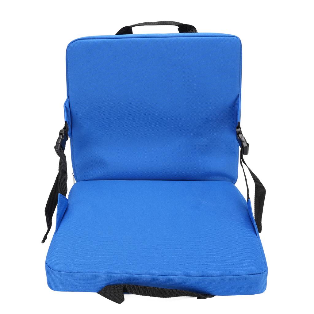 Folding Stadium Seat Cushion with Back Support Portable Handle Bleacher Cushion for Outdoor