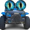 2шт наклейки на фары Beast Eyes для джипов, 3D стереоэффект водонепроницаемый автомобильный декор для внедорожника, забавные наклейки Beast Eyes для автомобиля