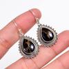 Серьги из серебра 925 пробы с медным черным обсидианом V9751, черные серьги, серьги-груши, подарок на День святого Валентина, подарок для нее, подарок на день рождения, украшение ручной работы