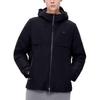 Fila Однотонная спортивная толстая теплая пуховая куртка с капюшоном для мужчин, верхняя одежда, черная F11M147908FBK