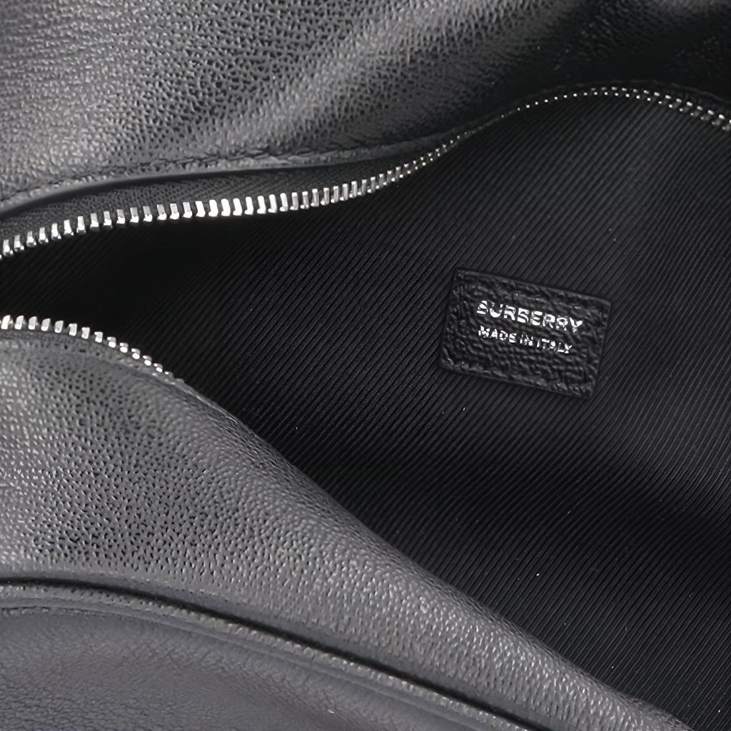 Burberry Logo Embossed Grain Leather Clutch Women clutch Black 80613631