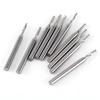 10pcs 1 8   Shank Tungsten Carbide End Mill CNC Engraving Tools Single Flute Spiral Bit
