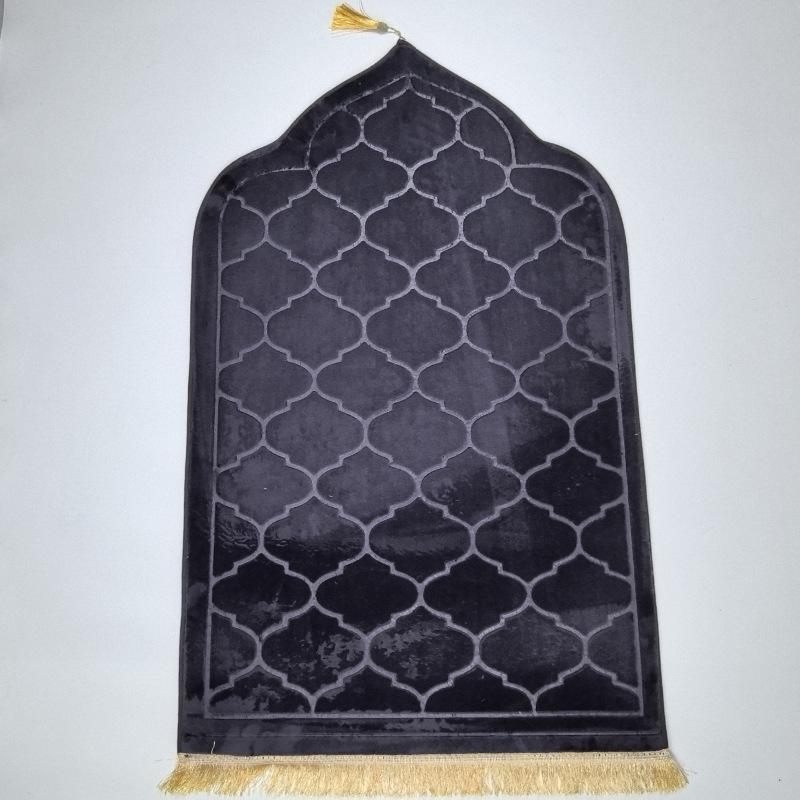 Irregular Embossed Flannel Prayer Mat - Thickened Short Pile Sponge Carpet