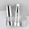 15 мл/30 мл/50 мл УФ-горячий серебряный вакуумный распылитель флакон лосьона прозрачный многоразовый флакон безвоздушный насос парфюмерная эссенция суб-флакон